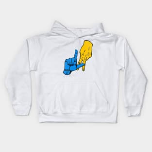 CHARGERS Hand Signal Kids Hoodie